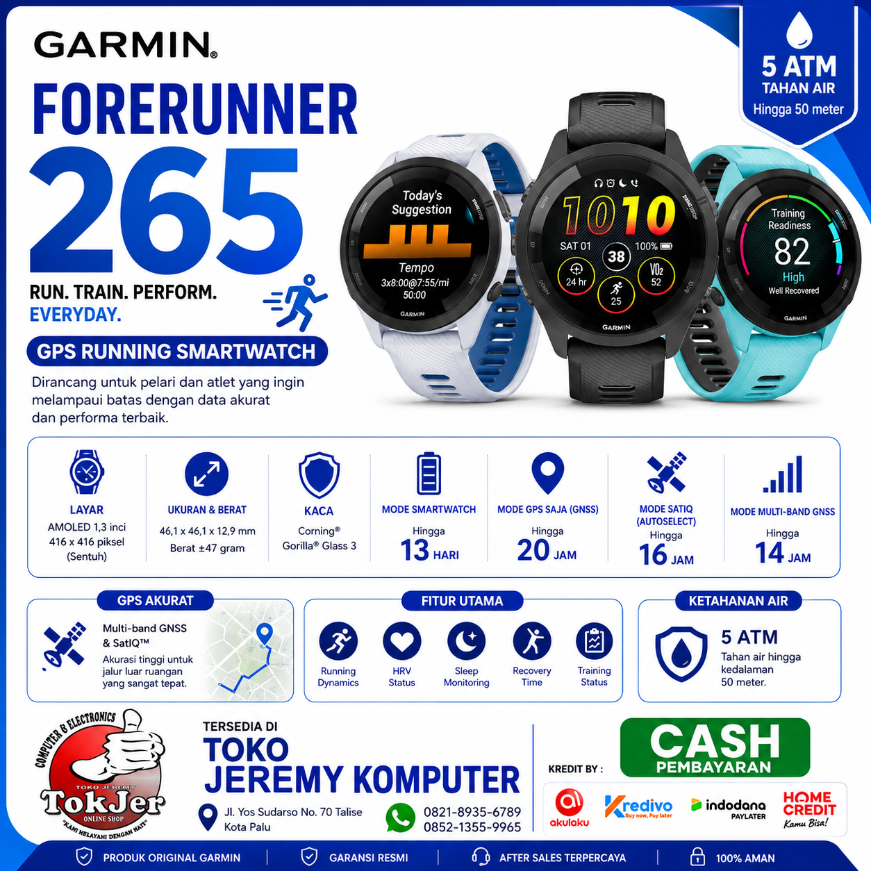 GARMIN FORERUNNER 265